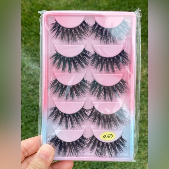 5 pair 3D soft mink fake eyelashes - Picture 4 of 5